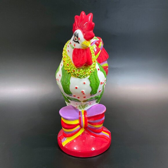 Christmas Poultry in Motion Rooster “HOLLY DAYS” Sharon Neuhaus - Picture 3 of 9